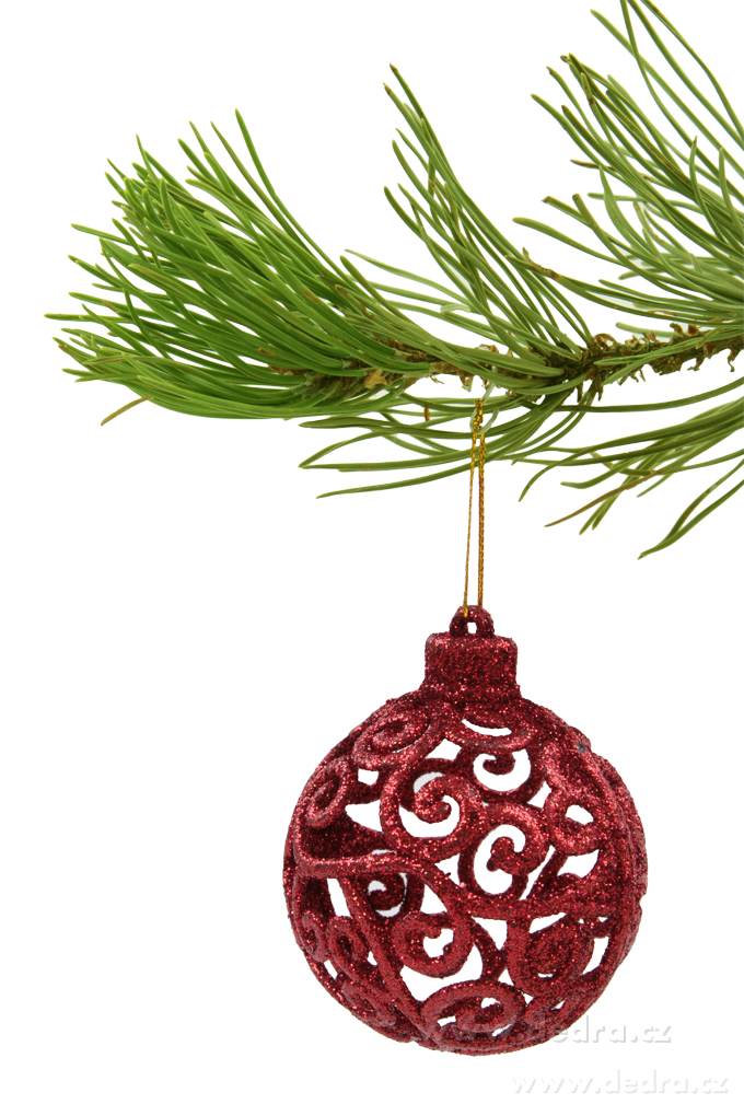 6 kusů kouliček krajkového vzhledu 