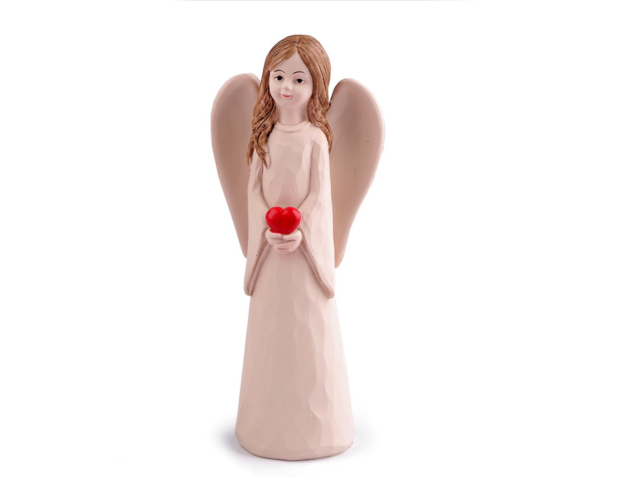 Anděl -  dekorace béžová světlá 