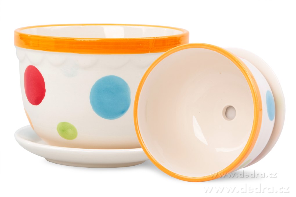 Obaly na květináče - 2 ks - obal s miskou