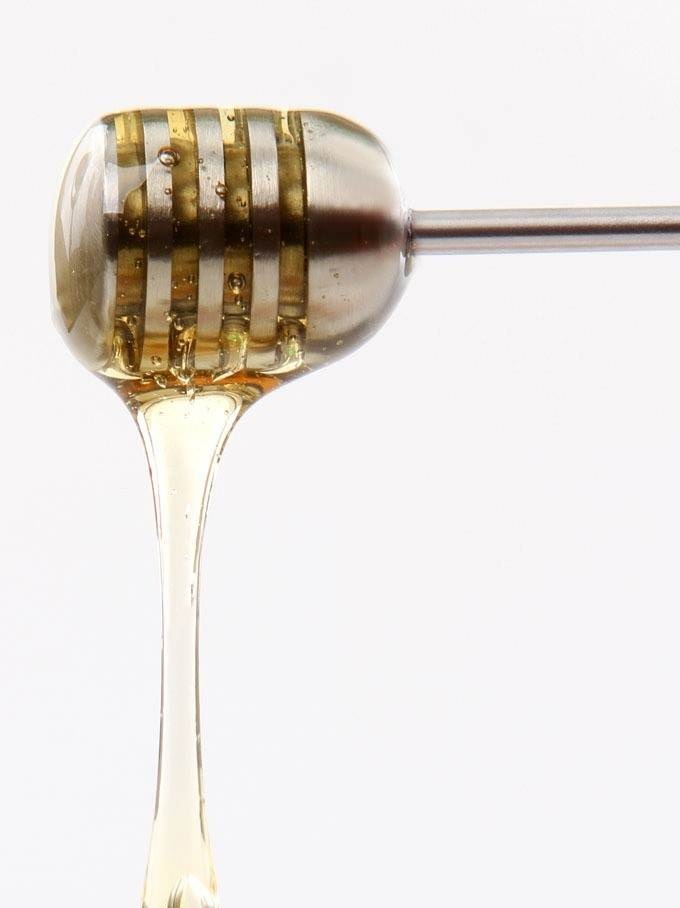 Lžíce na med, zavěšení na okraj, délka 16 cm