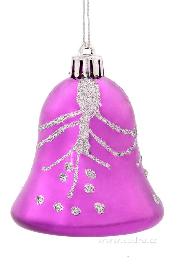 6 kusů barevných zvonků