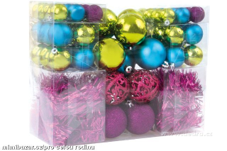 SADA VÁNOČNÍCH OZDOB XXL - 66 dílů